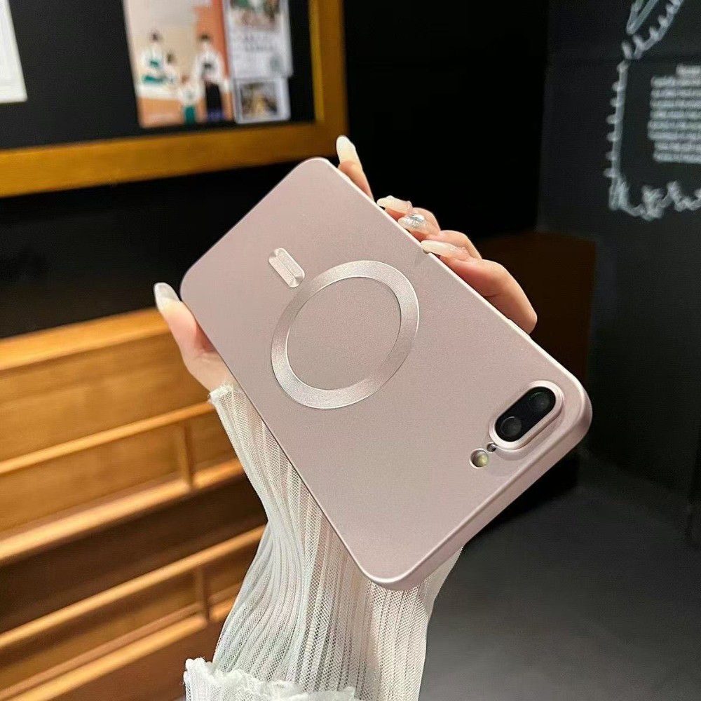 เหมาะสําหรับ iPhone 8Plus 7Plus 7 8 XR X XS Max 11 12 13 Pro Max เคสโทรศัพท์ดูดซับแรงกระแทกแม่เหล็ก