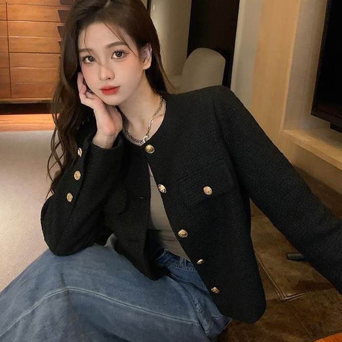 Coat Womens French Loose Short All-Match Top