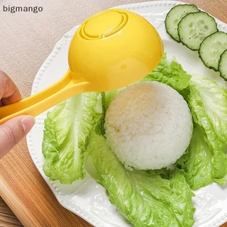 [bigmango] 1 ชิ้นแม่พิมพ์ตักข้าวซูชิแม่พิมพ์ช้อนข้าวครึ่งรอบไม่ติดช้อนข้าวขนาดใหญ่ DIY อุปกรณ์ทําอาหารครัวเบเกอรี่เครื่องมือสต็อกใหม่