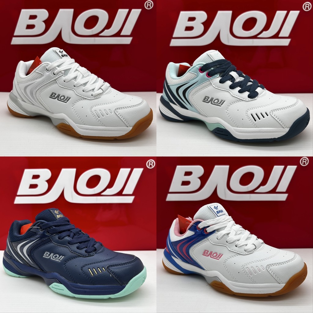 [New 04/2025] [รองเท้าแบตมินตัน] Baoji บาโอจิ รองเท้าผ้าใบผู้หญิง bjw1133