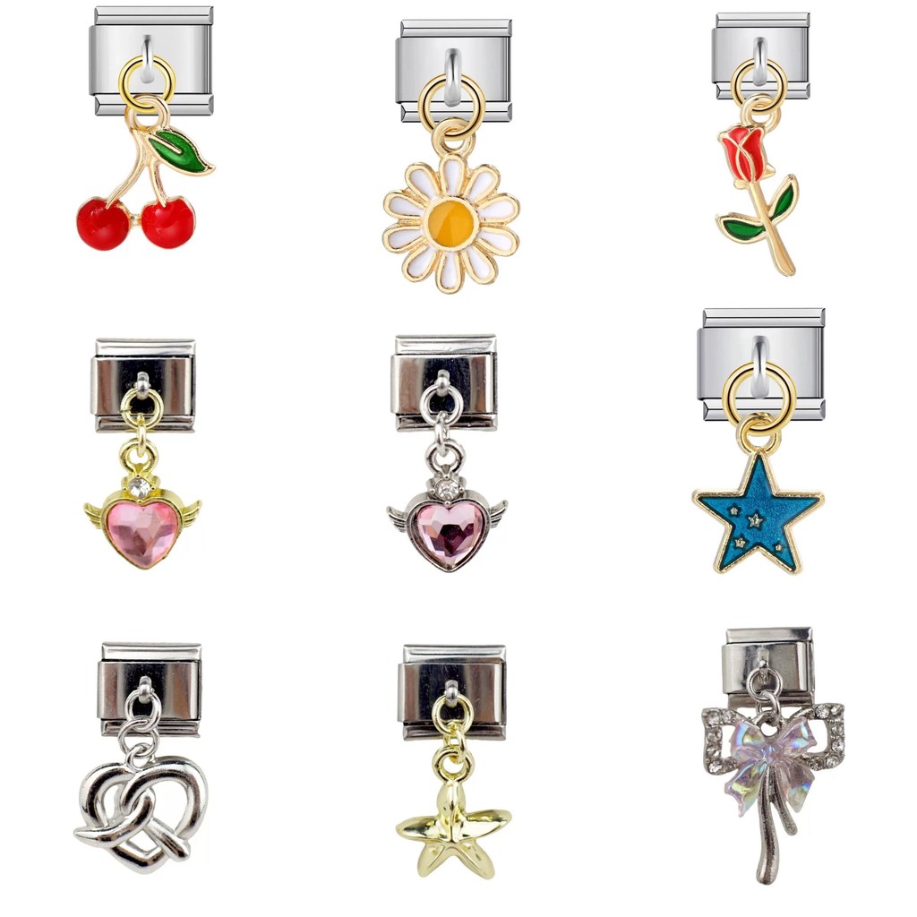 [จัดส่งจาก ] สร้อยข้อมือ Charm Italian ส่วนบุคคล Yvonne Y2k