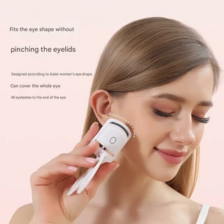เครื่องขนตาไฟฟ้าอุ่นที่ขนตาขนตาเครื่องมือแต่งหน้า USB ชาร์จขนตาคลิปดัดขนตาแบบชาร์จไฟดัดผมร้อนเร็วและดัดผม D ด้วยอุณหภูมิ 2 ระดับ