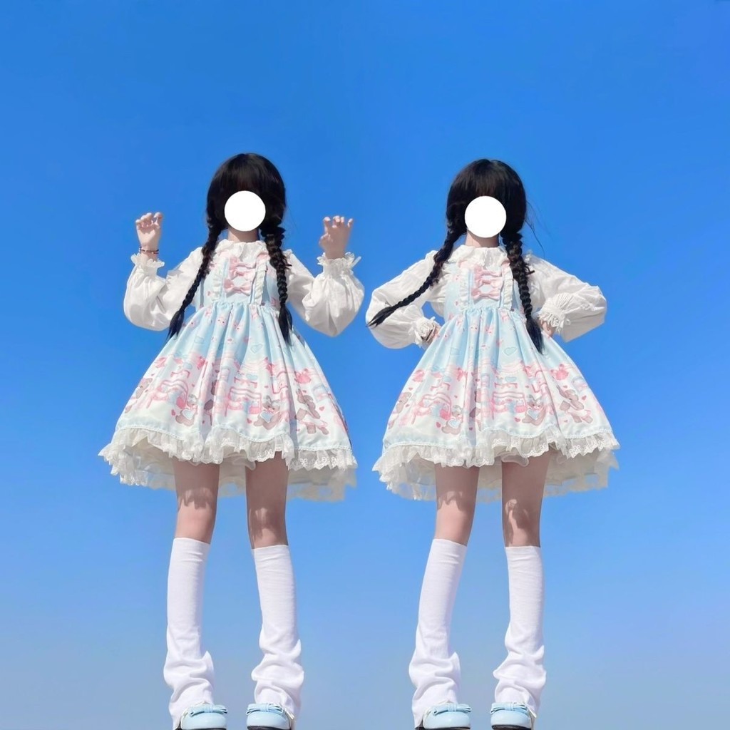 Bear Bunny Yo Sauce Original Sweet Lo กระโปรง jsk กระโปรงสลิง 4.15 q