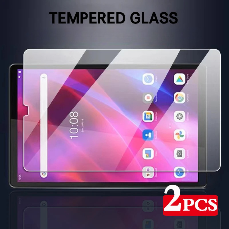 2Pcs Full Cover HD Clearกระจกนิรภัยฟิล์มสําหรับLenovo Tab K10 Pro P11 M10 Plus Gen 3 M11 Anti Scratc