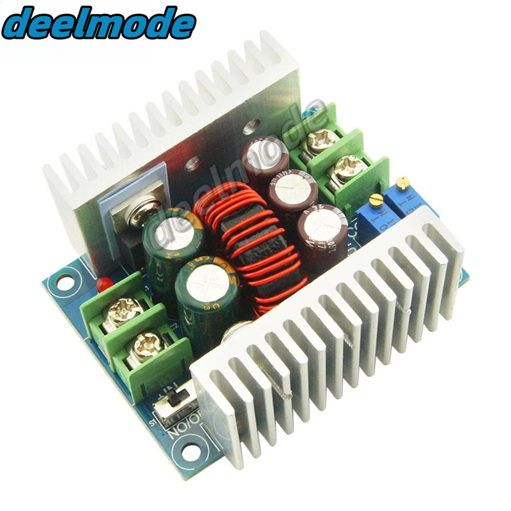 300w 20A DC-DC Buck Converter ขั้นตอนลงโมดูลคงที่ LED Driver Power Step Down โมดูลแรงดันไฟฟ้า Electrolytic Capacitor