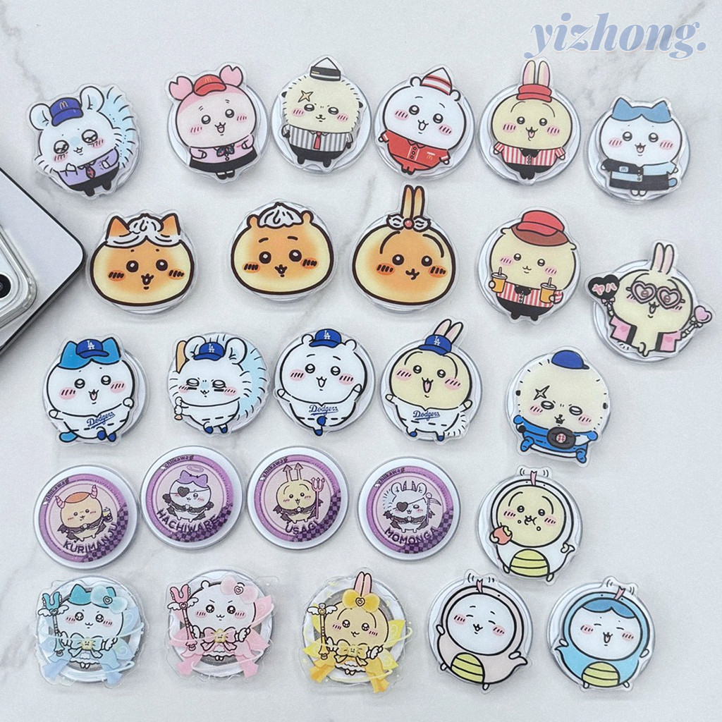 ที่วางขาตั้งสแน็ปดูดแม่เหล็กลายการ์ตูนน่ารักจิกาวแบบพกพาที่วางโทรศัพท์ แม็กเซฟ ขาตั้งขายึดพีซีป้องกันการหล่น