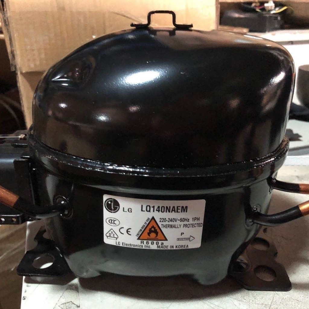 ใหม่เดิม LG คอมเพรสเซอร์ตู้เย็น lq140naem 220-240V 50Hz R600a