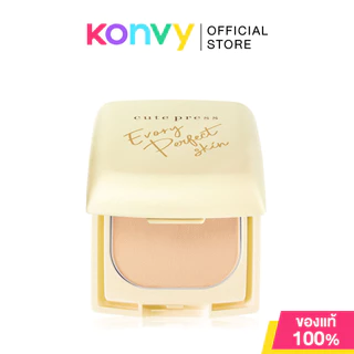 Cute Press Evory Perfect Skin Plus Vitamin E Foundation Powder 5g #P2คิวท์เพรส แป้งผสมรองพื้น สูตรปราศจากน้ำหอม ขนาด...