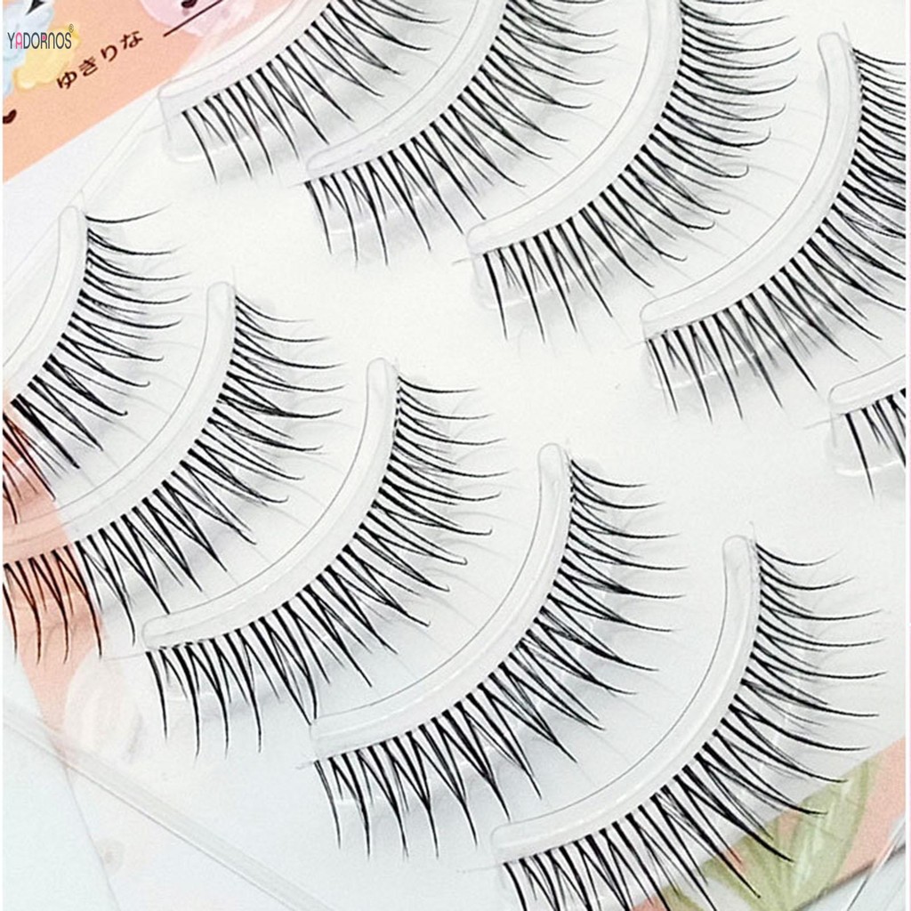 【ready】5 คู่ - ขนตาปลอมดอกไม้ธรรมชาติ - ขนตานางดอกตะวันยาว - รูปที่ 6