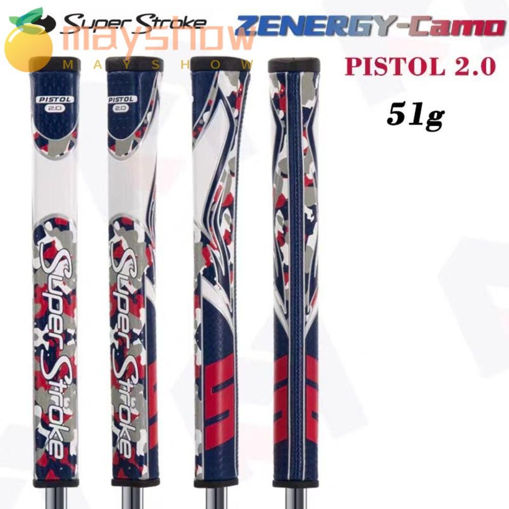 MAYSHOW SuperStroke Putter Grip, ZENERGY Camo Rubber 27 Golf Club Cover, Soft ทนทานสีสันลื่น Club แข