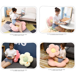 BHQ เบาะรองนั่ง 40x40 ซม. หนาพิเศษ นุ่มเหมือนขนม ลายดอกไม้สวย สำหรับเก้าอี้ ตกแต่งบ้าน
