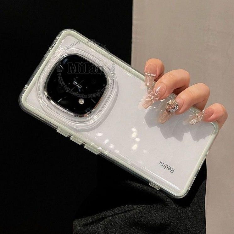 เคสสำหรับ Redmi Note 15 5G เคส Redmi Note 15 14 Pro 5G เคส Redmi Note 15 14 Pro Plus เคสโทรศัพท์มือถือกันกระแทกใสแบบใหม่ กรอบเจลลี่สีสันสดใส ปกป้องเต็มหน้าจอ - รูปที่ 3