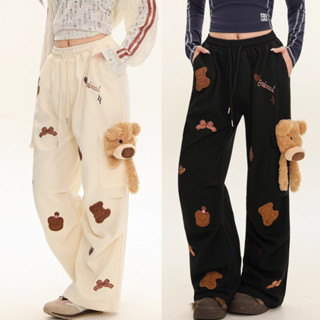 กางเกงลำลองลายการ์ตูนสไตล์เกาหลี สำหรับทุกเพศ คุณภาพสูง