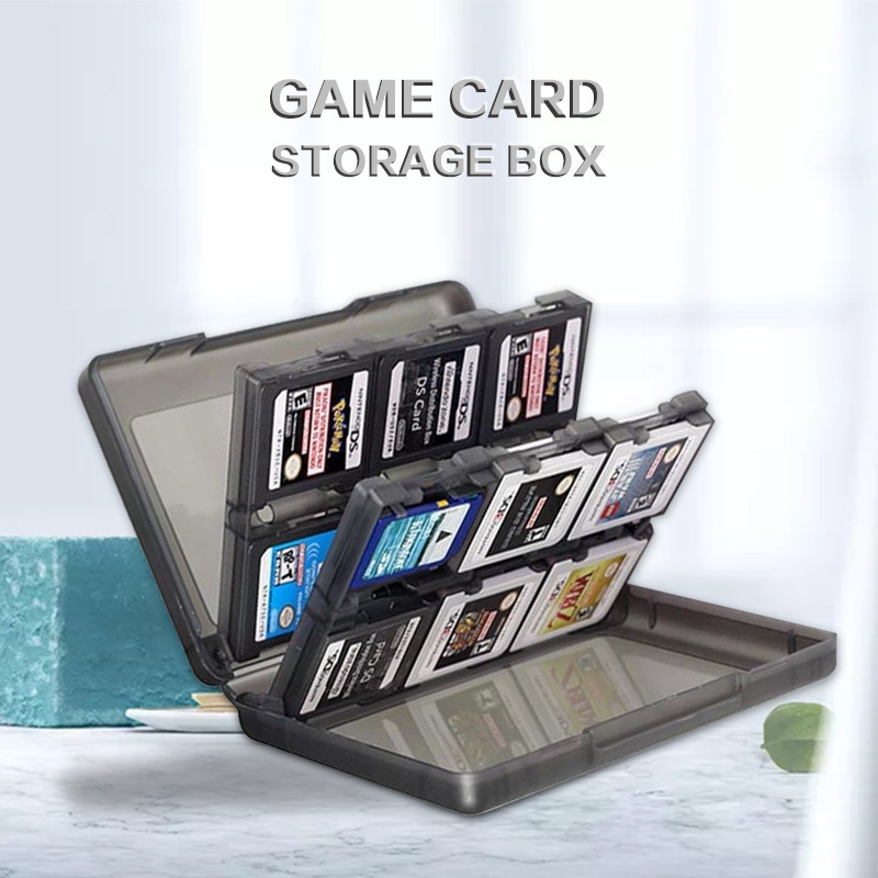 28 In 1 การ์ดเกมแบบพกพาเก็บ Hard Case สําหรับ Nintendo ใหม่ 3DS / 3DS / DSi XL / DSi LL / DS Lite อุ