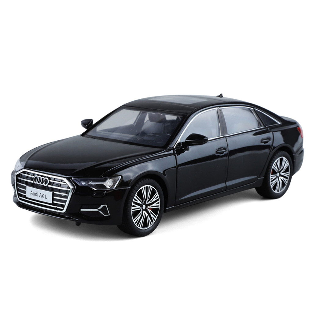 1: 24 ของแท้ที่ได้รับอนุญาต Audi A6L รถคอลเลกชันเครื่องประดับเสียงประณีตตารางแสงพร้อมของเล่นรถรุ่น A