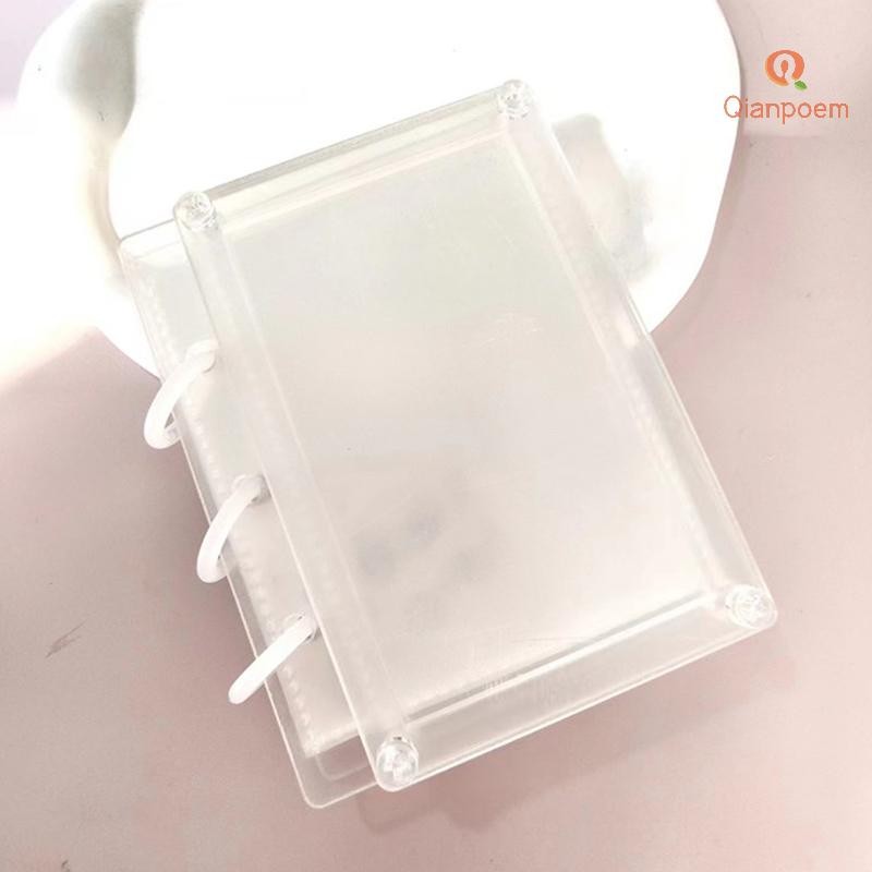 {Qianpoem} One-square Grid Three-inch Small Card Album อัลบั้มรูปโพลารอยด์ Handmade Diy Creative Acr