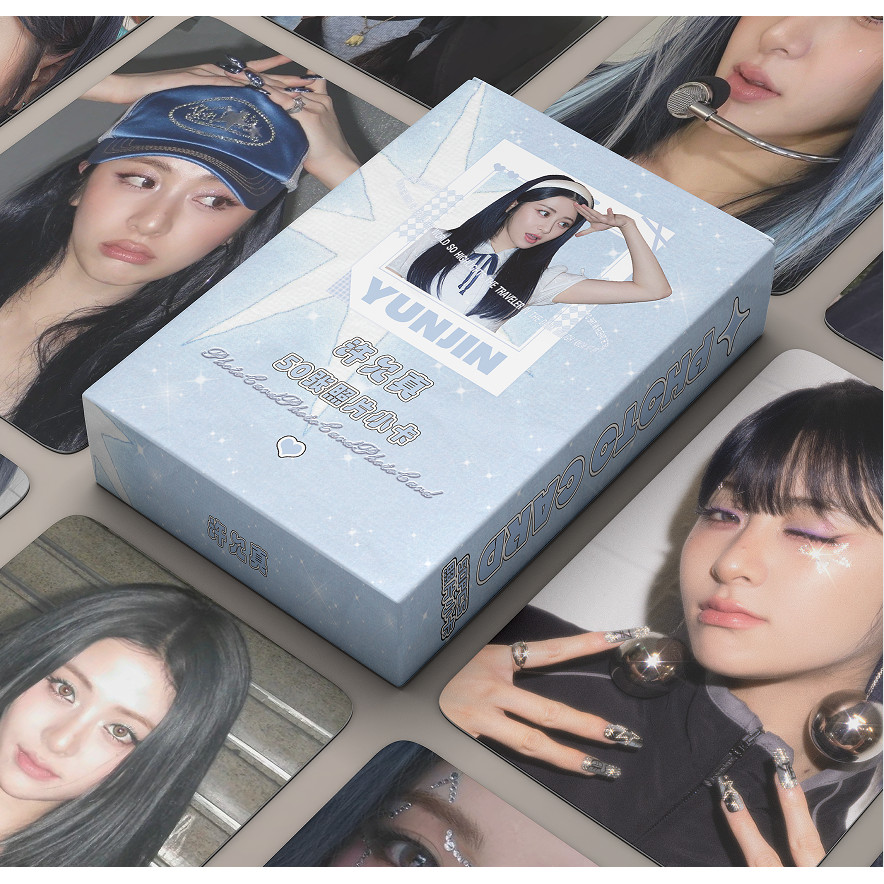 50-124pcs LE SSERAFIM เลเซอร์ HOLOGRAPHIC การ์ด LOMO Perfect Night EASY อัลบั้ม Sakura CHAEWON YUNJIN KAZUHA EUNCHAE Solo Photocards Lesserafim โฮโลแกรมโปสการ์ดสินค้าราคาถูก CX