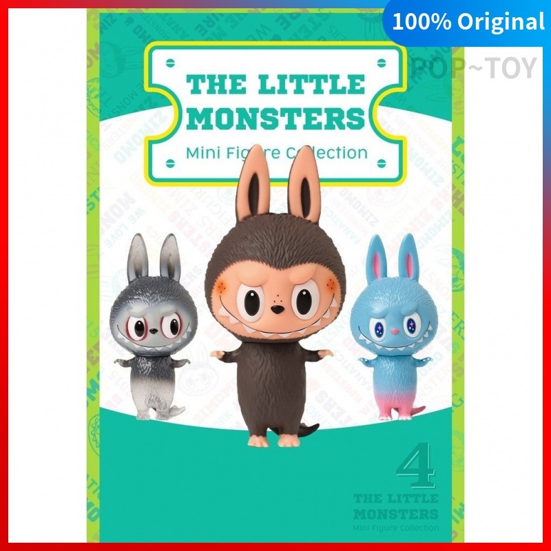 POPMART Labubu Zimomo the little monsters รุ่นที่ 4 [100% ของแท้]