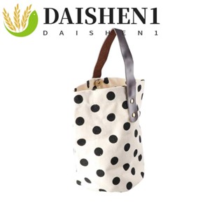 Daishen1 กระเป๋าถือ กระเป๋าเดินทาง ผ้าแคนวาส ลายจุดน่ารัก จุ…