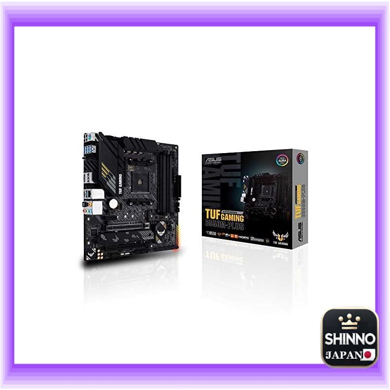 《JAPAN》★ASUS TUF GAMING B550M-PLUS AMD Ryzen 5000 Series AM4 Compatible B550 mATX Motherboard (Domes