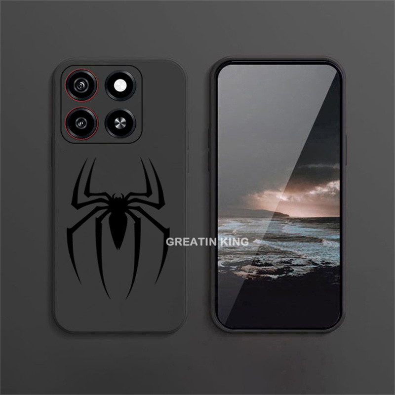 แฟชั่น Cool สําหรับ ZTE Blade A35 A55 Z2450 กรณีการ์ตูน Spider รูปแบบฝาครอบป้องกัน