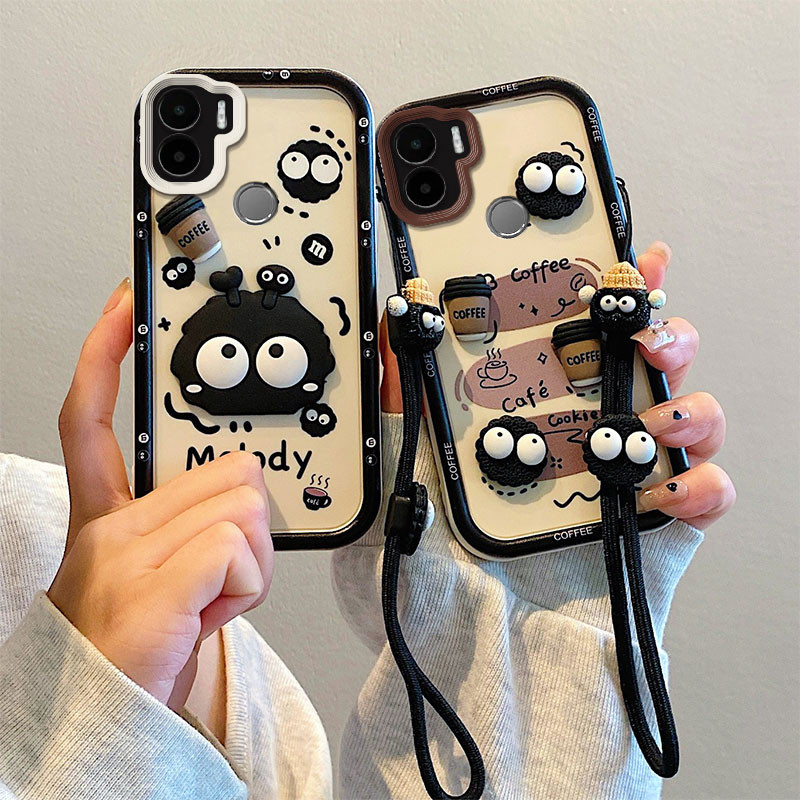 เคส Redmi A2+ Redmi A2 Plus A1 Plus + tpu ซิลิโคนแฟชั่นเชือกเส้นเล็กตุ๊กตาเคสโทรศัพท์ bsjgs1