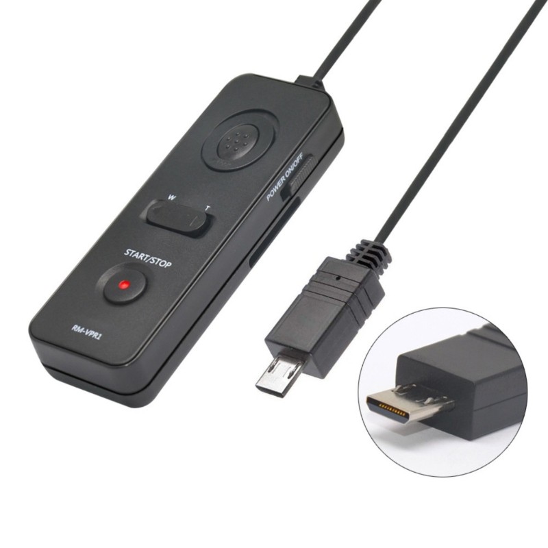WU RM-VPR1 รีโมทคอนโทรลแบบมีสายสําหรับ AX53 AX33 AX100 AX700 AX45 AX60 PXW-X70 PXW