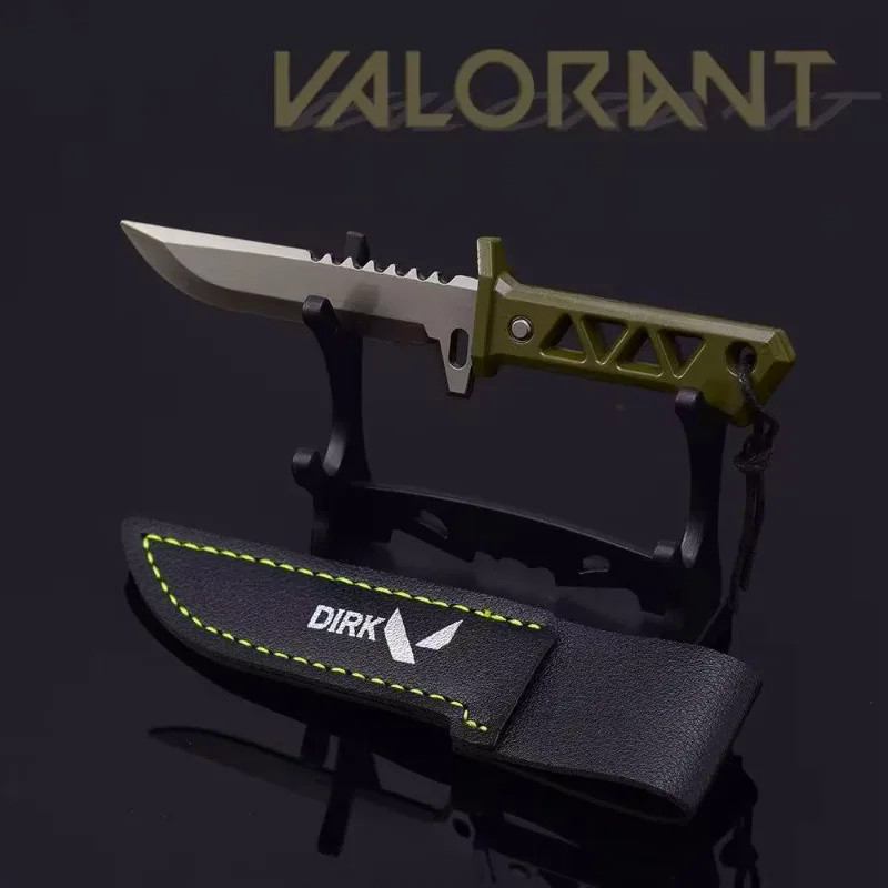 12cm Valorant Weapon Melee Xenohunter Knife Mini Weapon Metal Model Game Peripheral Sword Uncut Blad