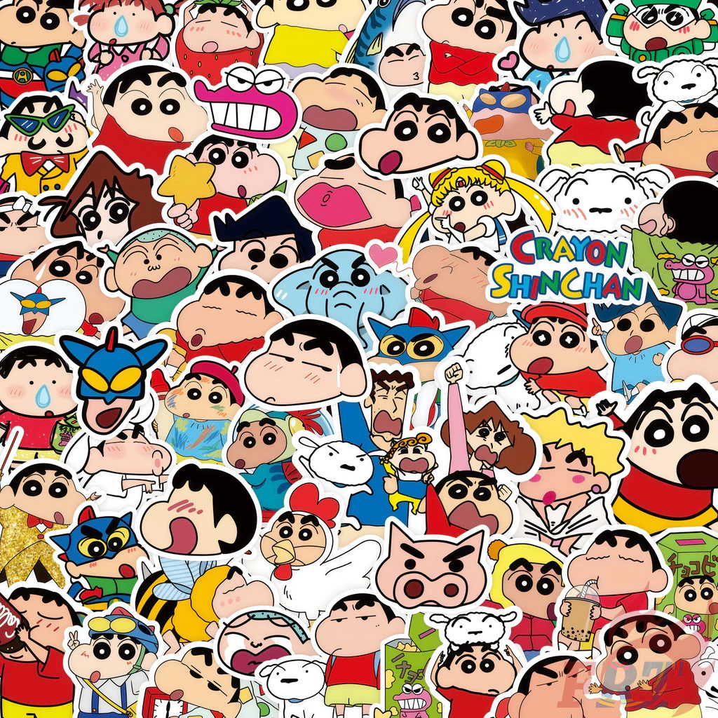 100ชิ้น/เซ็ต ❉ Q สติ๊กเกอร์เครยอนชินจังตลก ❉ สติ๊กเกอร์แฟชั่น DIY Doodle Decals