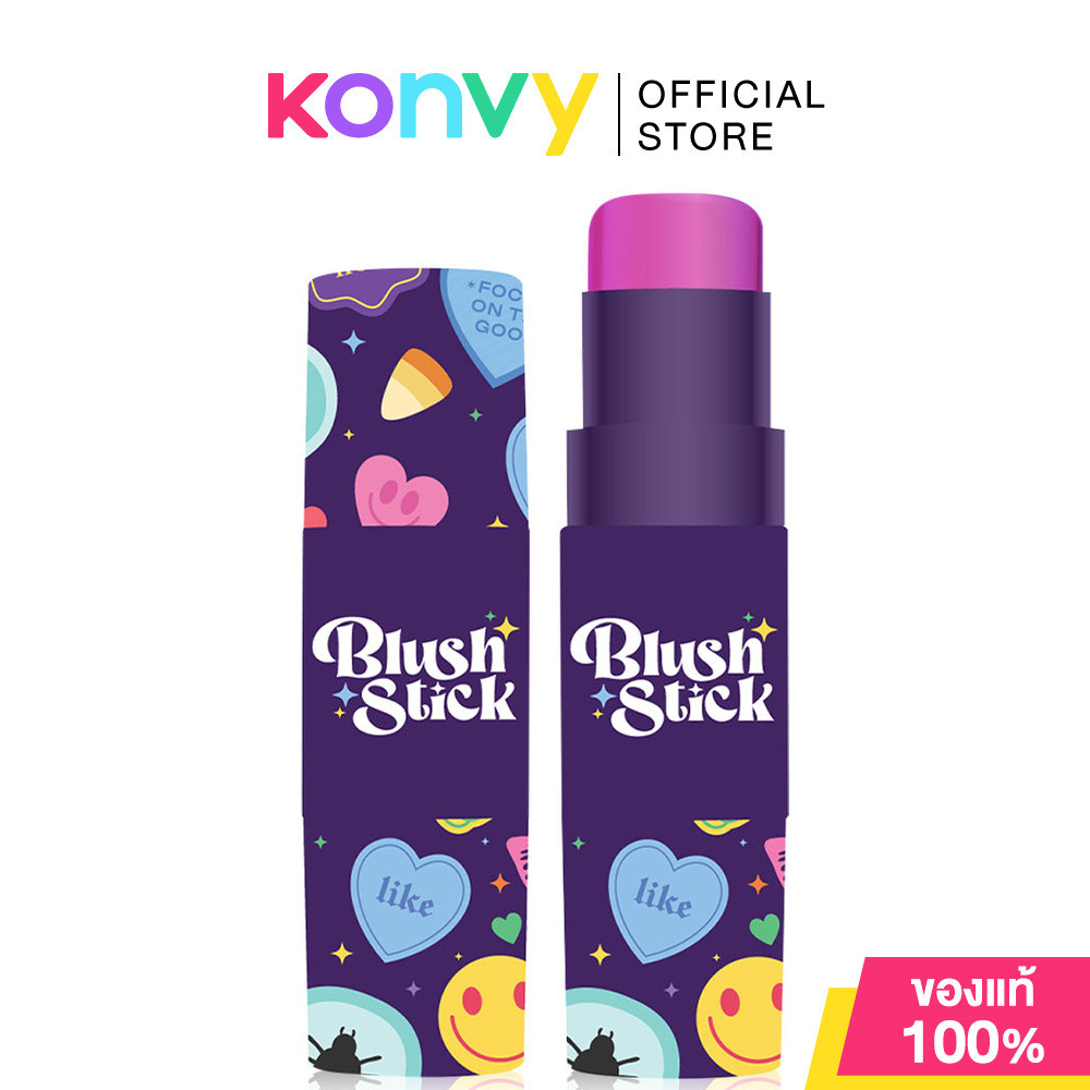SCUTi Black Cat Blush Stick 6g สคูตี้ บลัชออนเนื้อแท่งแบบหมุนใช้งานง่าย.