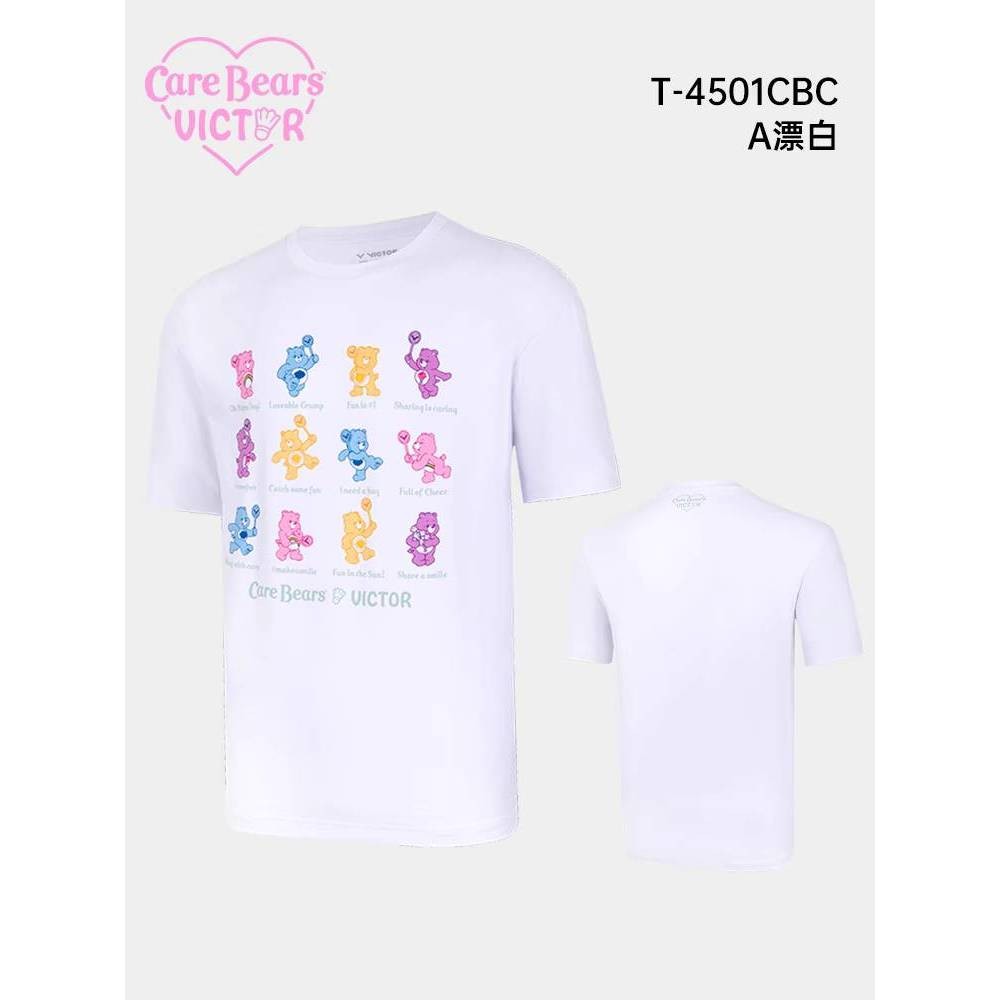 เสื้อแบดมินตัน VICTOR X Care Bears T-Shirt T-4501CBC A