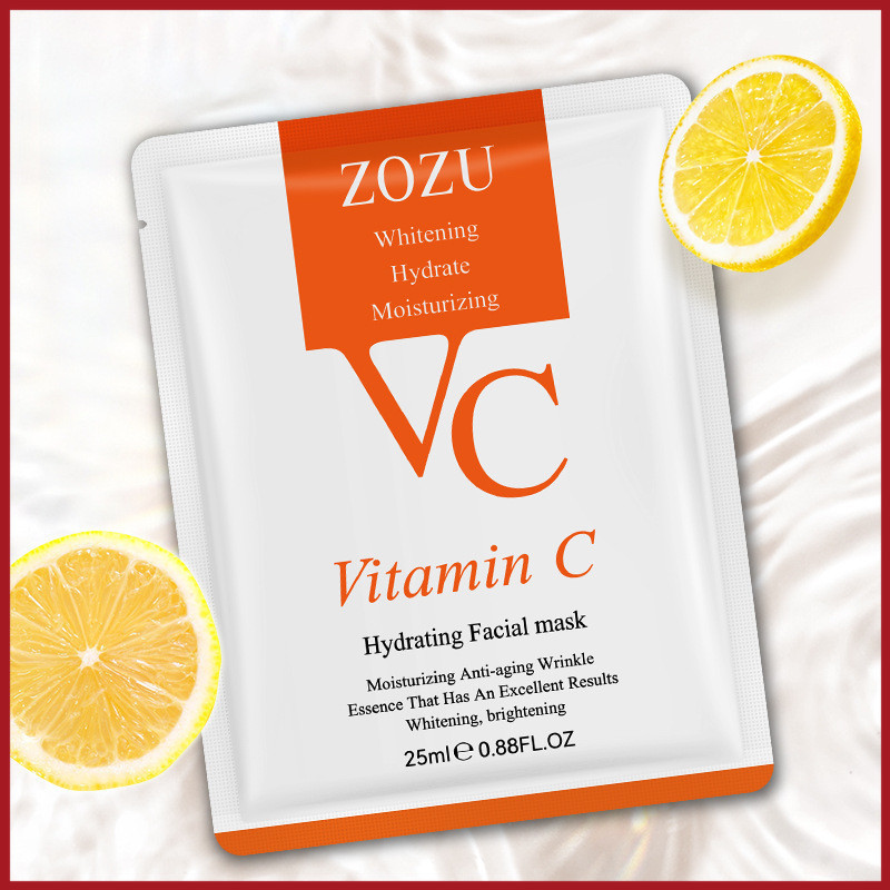 YTL ZOZU VC Maskมาส์กวิตามินซีหน้าขาวกระจ่างใส หน้าเนียนนุ่มชุ่มชื้น ลดริ้วรอย