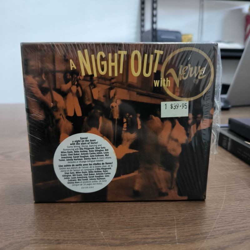 A Night Out With Verve [กล่อง] โดยศิลปินต่างๆ (CD, Oct-2000, 4 แผ่น, Verve)