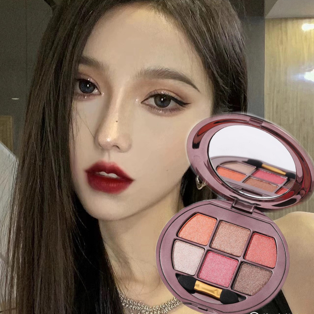 shiny girl: Eyeshadow Disc Powder Palette พาเลททาตา6สี Y5039