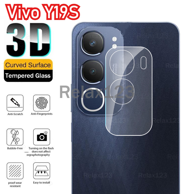 สําหรับvivo Y19S 4G VivoY19S Y 19S Vivo Y19 S 4G 2024 HD Clearกลับกล้องเลนส์ป้องกันกระจกนิรภัย