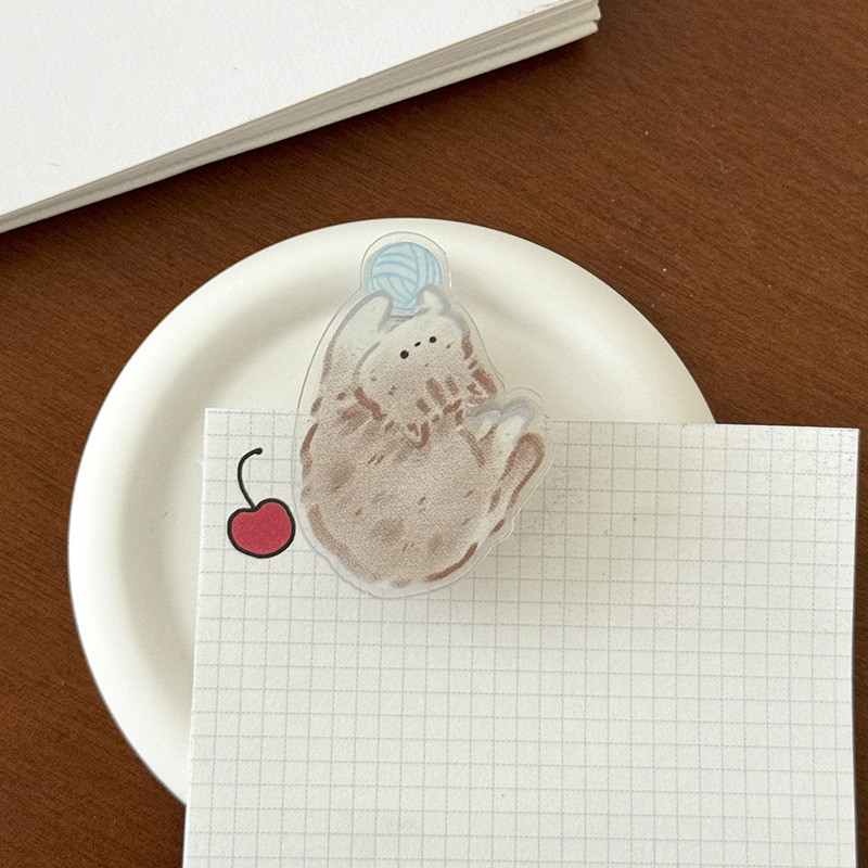 แมวคลิปปิดผนึกสาวหัวใจหน้าคลิปนักเรียนหางยาวคลิปเก็บคลิปปัสสาวะหมายเหตุคลิปอะคริลิการ์ตูนน่ารักสไตล์คลิป - รูปที่ 7