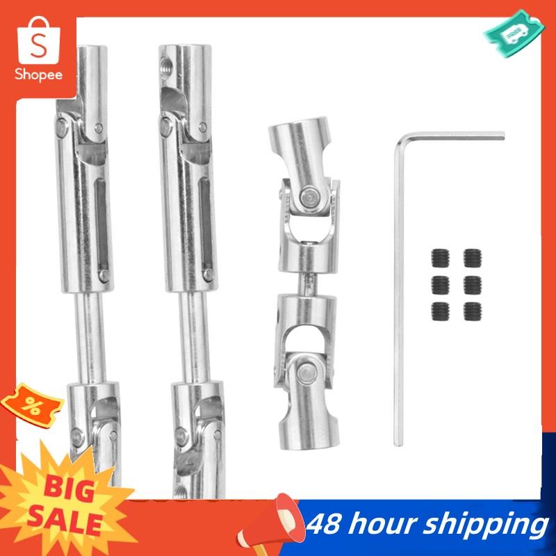 พร้อมสต็อก 3 ชิ้นโลหะไดรฟ์เพลา Driveshaft CVD สําหรับ WPL B16 B36 JJRC Q60 Q63 Q64 Fayee FY004 MN-77