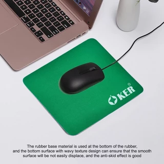OKER 1030 OPTICAL MOUSE PAD แผ่นรองเม้าส์ แผ่นรองเมาส์แบบสั้น หนา 3 มม.