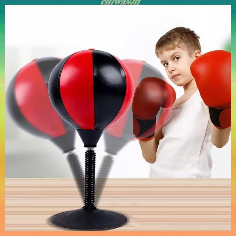 [เท่าไหร่1] Speedball Boxing Stand Ball Punching Ball PU Desktop Punching Bag Inflatable Speedball ส