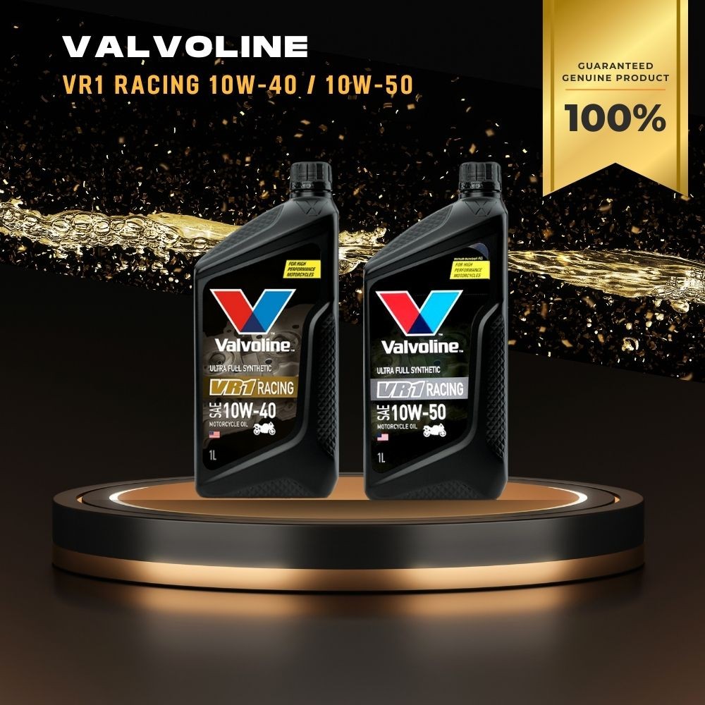 น้ำมันเครื่องวาโวลีน VALVOLINE VR1 RACING 10W-40 / 10W-50 ขนาด 1 ลิตร