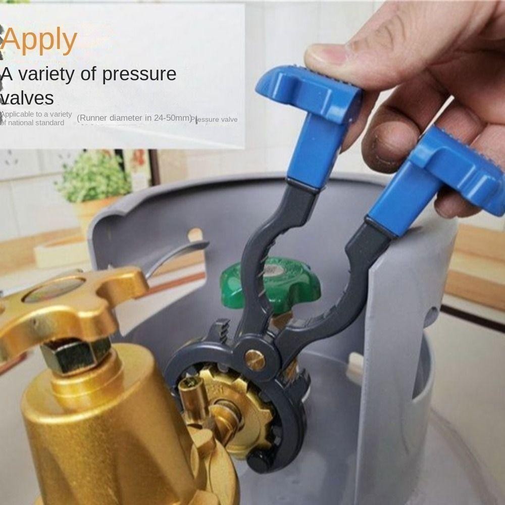 อาซเซน ประแจถังแก๊ส,ที่เปิดกระป๋องประแจวาล์วลดแรงดัน,กระชับสําหรับประแจวาล์วแก๊ส - รูปที่ 5