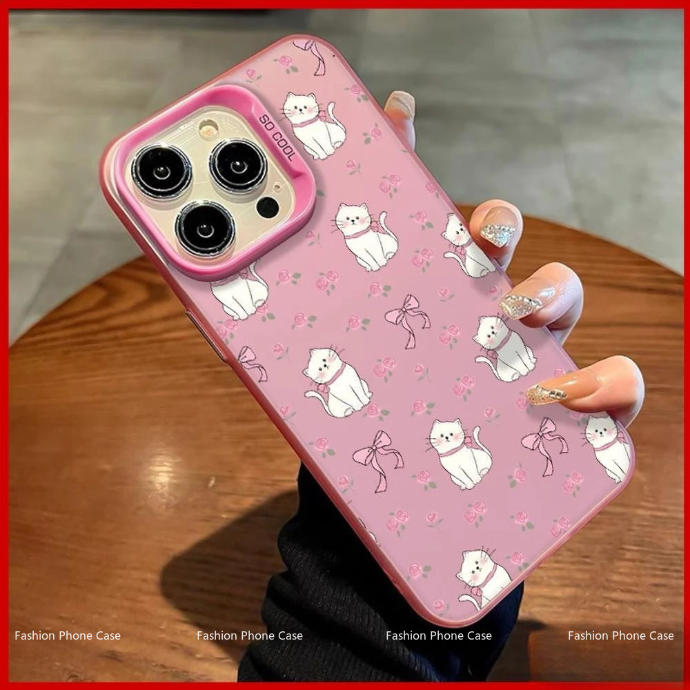 เข้ากันได้กับ ไอโฟน 16 Pro Max ไอโฟน 15 Pro Max 14 ไอโฟน 13 Pro Max ไอโฟน 11 เคสโทรศัพท์นุ่มน่ารัก X