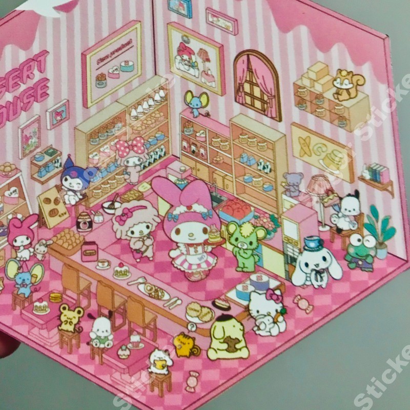 Sugarsticker Sanrio Character Series 4 รูปแบบสติกเกอร์สติกเกอร์กันน้ํากระดาษ วัสดุสมุดภาพชุด ราคา ถูกที่สุด ดีลบีเคเค แกลเลอรีภาพที่ 7