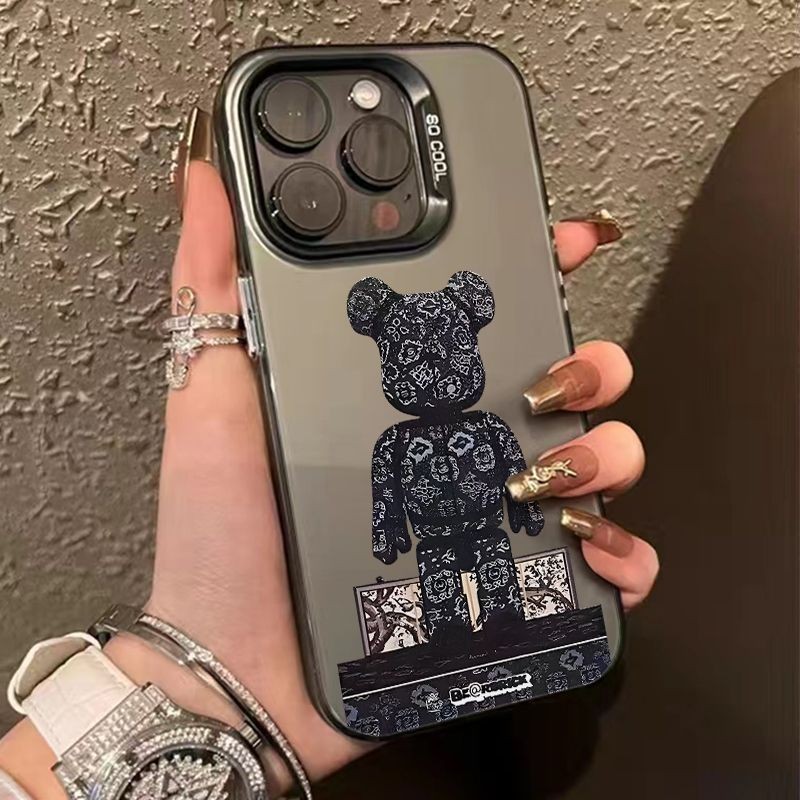 COD ใช้บังคับ OPPO A7 A15 A3 A9 A54 A16 A31 A76 A57 A17 A38 แบรนด์อินเทรนด์ Violent Bear แฟชั่นหรูหราเคส