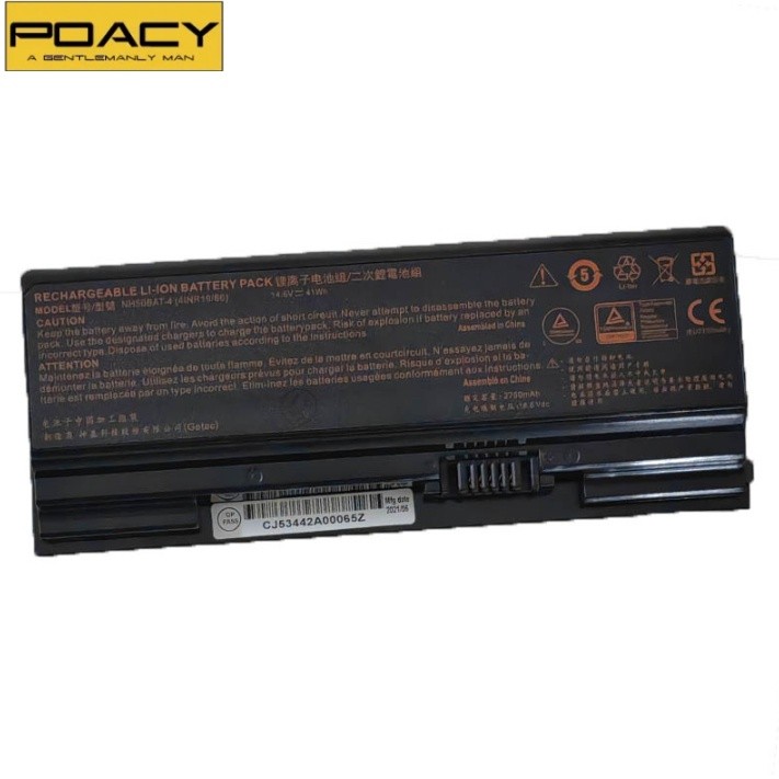 ✿ใหม่ Original NH50BAT-4แบตเตอรี่สำหรับ HASEE Z7-CT5NA Z7-CT7NA Z7M-CT Z7M-CT5NA MACHENIKE T58-VB