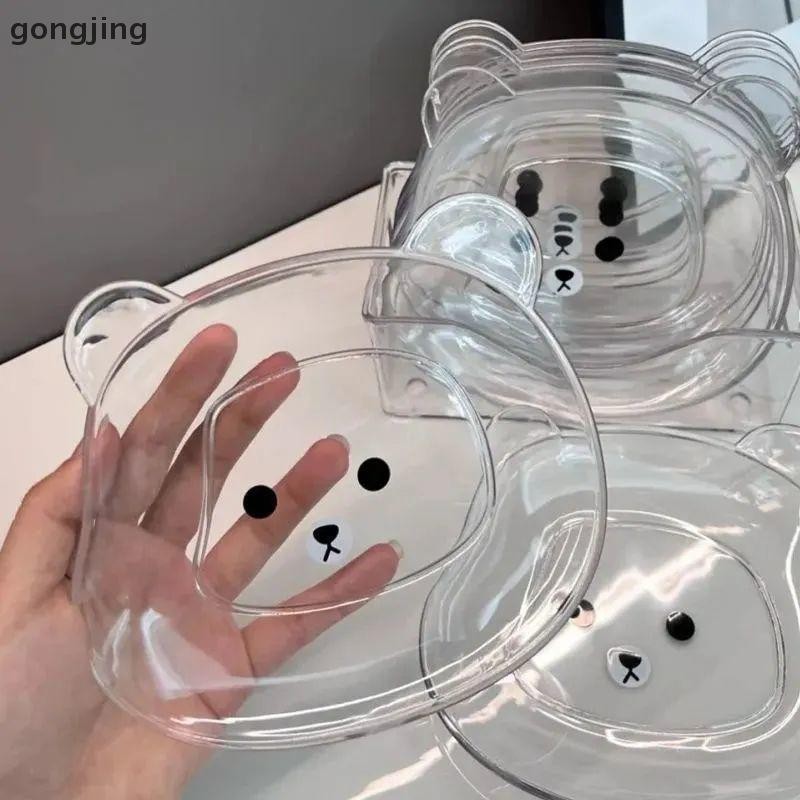 [Gong]1 ชิ้นน่ารักหมีอาหารถาดผลไม้แห้งขนมขบเคี้ยวแผ่นอาหารเรียกน้ําย่อยเสิร์ฟ Platter สําหรับ Party Candy Pastry ถั่วจาน th