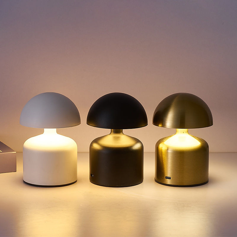 1โคมไฟเห็ดบาร์แสงโดยรอบที่ชัดเจนยูเอสบีชาร์จสัมผัสโคมไฟ酒清ปรับแสงโคมไฟยูเอสบี เปิดเพลง 餐桌台灯08.321