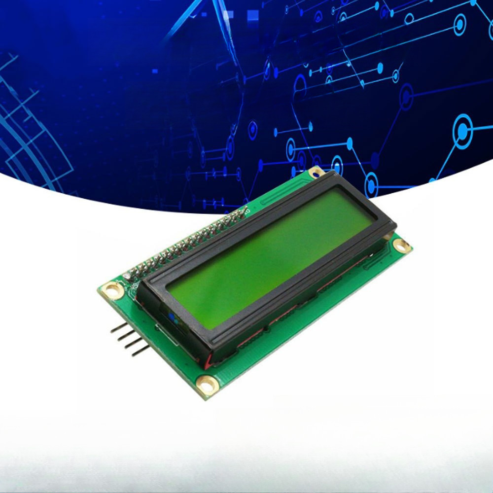 LCD 1602 IIC with Blacklight Green Yellow โมดูลจอแสดงผล LCD1602 IIC