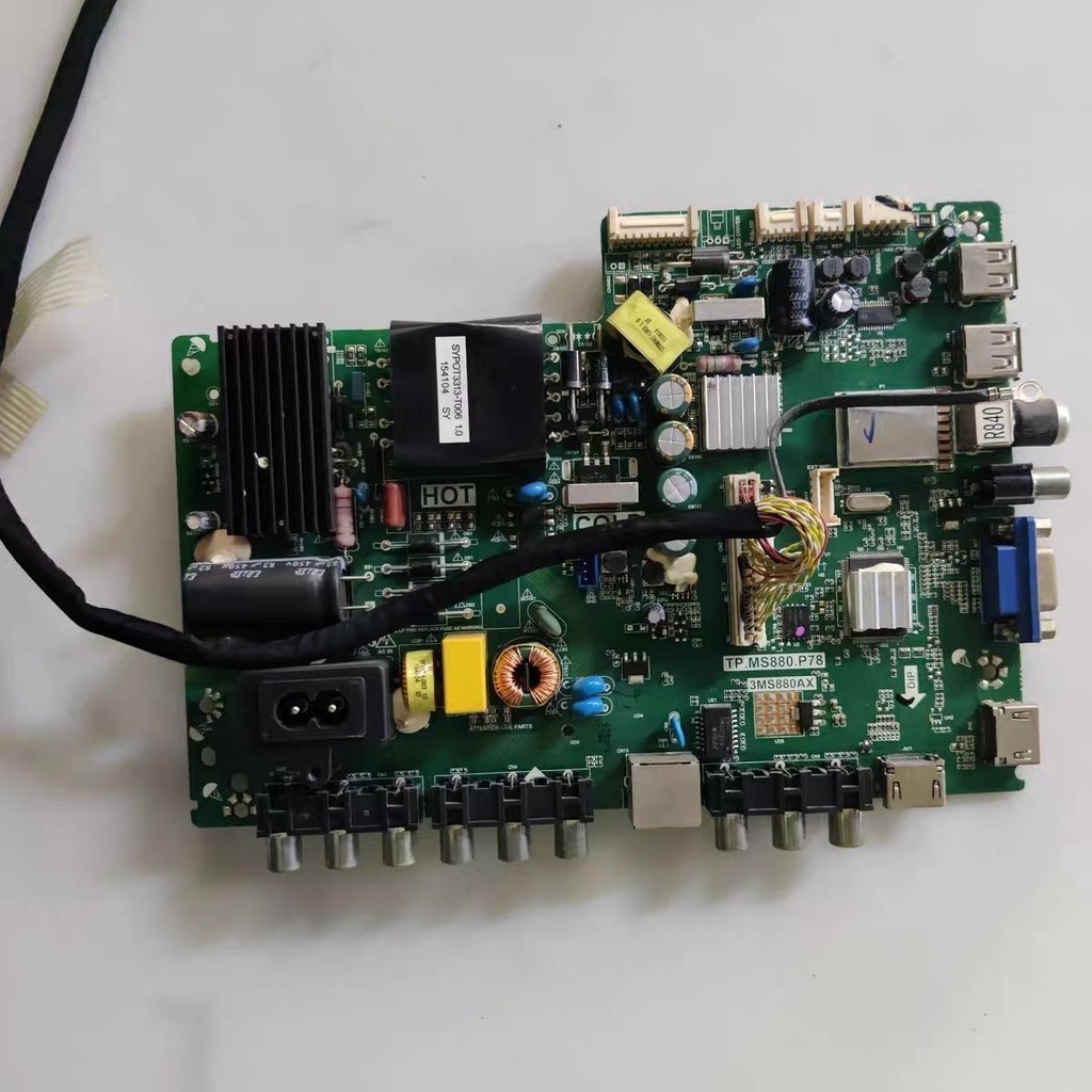 ราคาถูกเมนบอร์ดทีวี TCL 43E10 ของแท้ TP.MS880.P78 3MS880AX พร้อมหน้าจอ LVF430LGD0