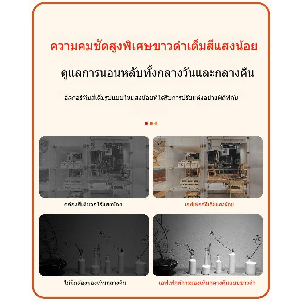 Eseecloud WIFI 360 องศาไร้จุดบอด เฝ้าระวังบ้าน มองเห็นกลางคืน HD ในร่ม โทรศัพท์มือถือสามารถโทรออกระยะไกลได้ กล้องวงจรปิด